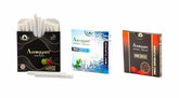 Aarogyam Herbals Tobacco & Nicotine Free Herbal Flavored Cigarette For Relieve Stress And Mood Enhance Product - Sweet Supari, Double Apple, Mint Flavour - Pack Of 3 30 Sticks